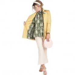 BURU Pink Label Clothing Open Blazer - Gold Cotton - Final Sale