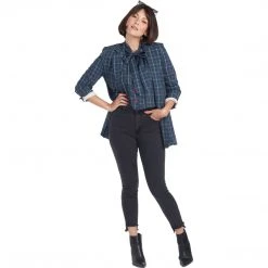 BURU Pink Label Clothing Open Blazer - Green Tartan