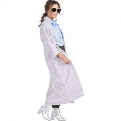 BURU Pink Label Clothing Swing Coat - Lavender Woven Cotton - PRE-SALE