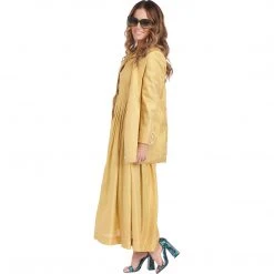 BURU Pink Label Clothing Open Blazer - Gold Cotton - Final Sale