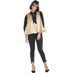 BURU Pink Label Clothing Bow Blouse - Black Moiré