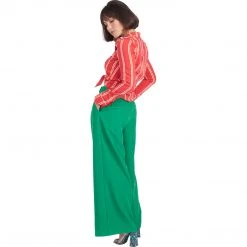 BURU White Label Clothing PJ Blouse - Red Stripe