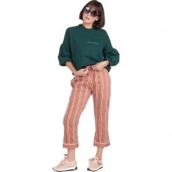 BURU White Label Clothing PJ Trousers - Brown Stripe