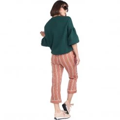 BURU White Label Clothing PJ Trousers - Brown Stripe