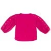 BURU White Label Clothing Button Sleeve Blouse - Fuchsia 2 BURU White Label Clothing Button Sleeve Blouse - Fuchsia