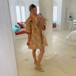 BURU White Label Car Coat - Rainbow Sherbet Clothing