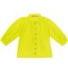 BURU Pink Label Bow Blouse - Chartreuse