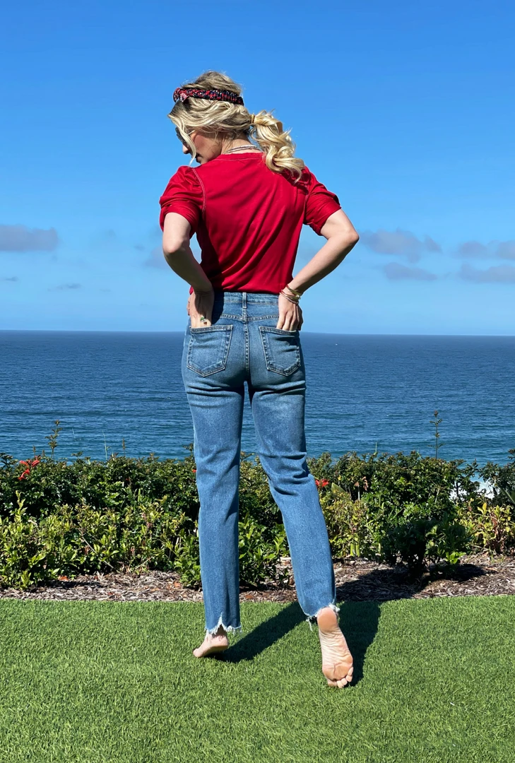 BURU White Label Classic Straight Leg Jeans - Vintage Wash 5 BURU White Label Classic Straight Leg Jeans - Vintage Wash