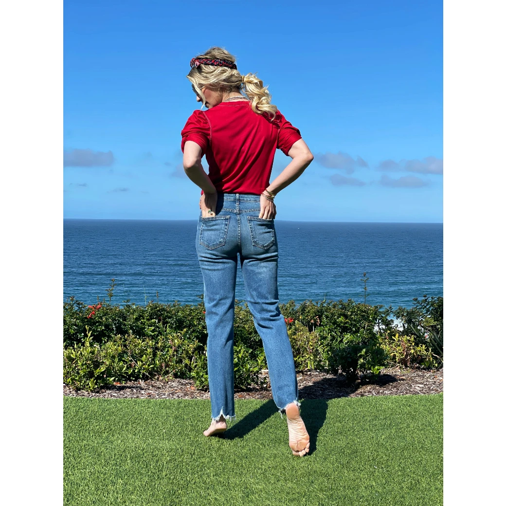 BURU White Label Classic Straight Leg Jeans - Vintage Wash 7 BURU White Label Classic Straight Leg Jeans - Vintage Wash