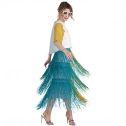 BURU White Label Color Block Mom Crop - White - Final Sale Clothing