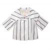 BURU White Label Cropped Car Coat - Sparkle Stripe