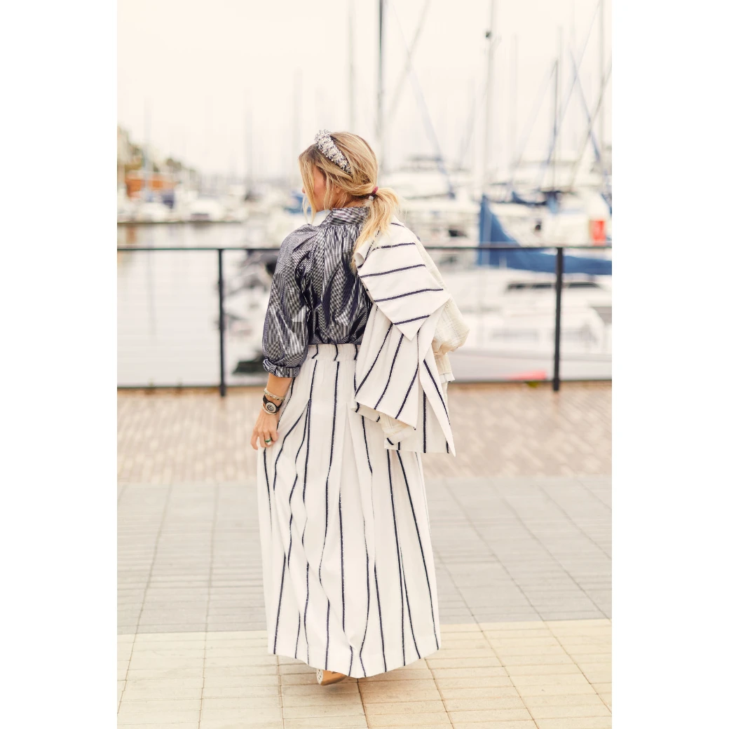 BURU White Label Cropped Car Coat - Sparkle Stripe 13 BURU White Label Cropped Car Coat - Sparkle Stripe