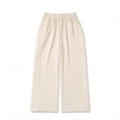BURU Pink Label Wide Leg Cropped Trouser - Ivory 13 BURU Pink Label Wide Leg Cropped Trouser - Ivory