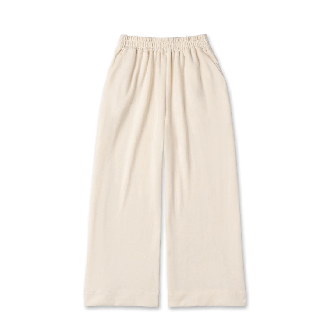 BURU Pink Label Wide Leg Cropped Trouser - Ivory 8 BURU Pink Label Wide Leg Cropped Trouser - Ivory