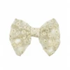BURU Accessories Daisy Embroirdered Bow - Ivory Special Occasions