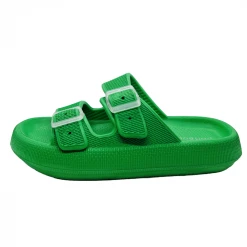 Buru Accessories Double Strap Foam Sandals - Green