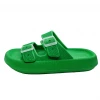 Buru Accessories Double Strap Foam Sandals - Green