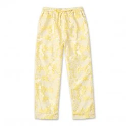 BURU White Label Everyday Pants - Yellow Brocade
