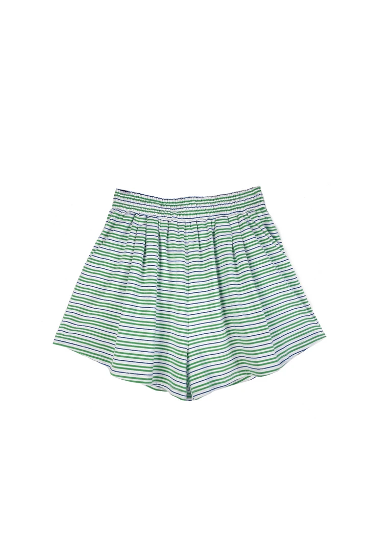 BURU White Label Everyday Shorts - Blue & Green Stripe Clothing 3 BURU White Label Everyday Shorts - Blue & Green Stripe Clothing