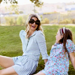 BURU White Label Everyday Shorts - Blue & Green Stripe Clothing 14 BURU White Label Everyday Shorts - Blue & Green Stripe Clothing