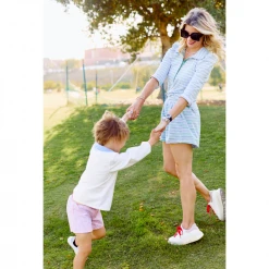 BURU White Label Everyday Shorts - Blue & Green Stripe Clothing 17 BURU White Label Everyday Shorts - Blue & Green Stripe Clothing