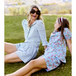 BURU White Label Everyday Shorts - Blue & Green Stripe Clothing 18 BURU White Label Everyday Shorts - Blue & Green Stripe Clothing