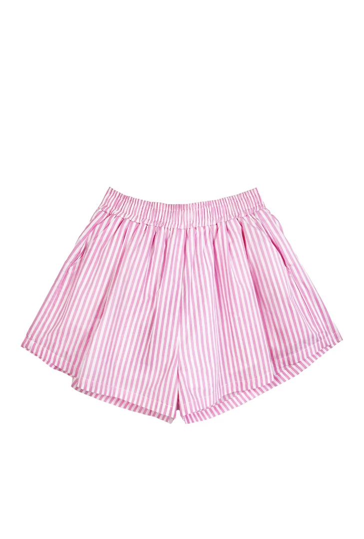 BURU White Label Clothing Everyday Shorts - Pink Stripe 3 BURU White Label Clothing Everyday Shorts - Pink Stripe