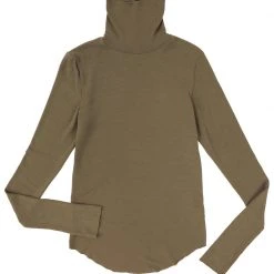 BURU White Label Tops The Everyday Turtleneck - Olive