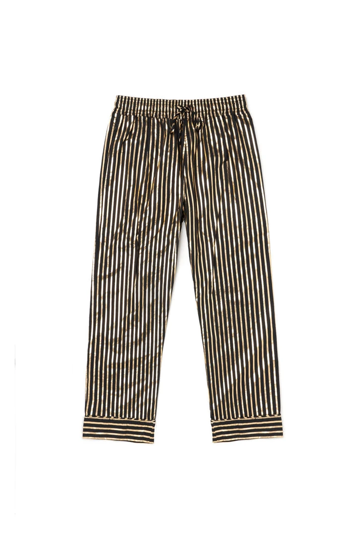 BURU White Label Clothing Everyday Pants - Black & Gold Pinstripe 3 BURU White Label Clothing Everyday Pants - Black & Gold Pinstripe