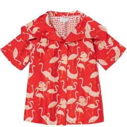 BURU White Label Flamingo Car Coat - Red