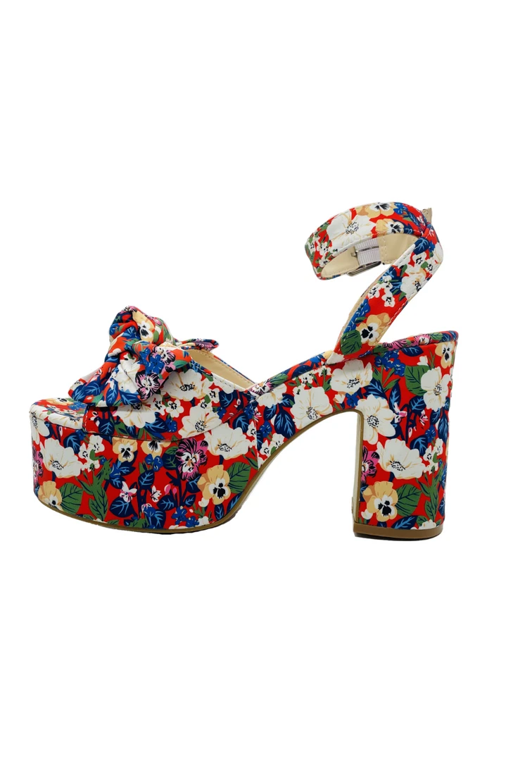 Buru Accessories Floral Platforms - Red, White & Blue 3 Buru Accessories Floral Platforms - Red, White & Blue