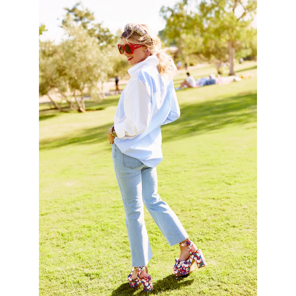 Buru Accessories Floral Platforms - Red, White & Blue 11 Buru Accessories Floral Platforms - Red, White & Blue