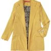 BURU Pink Label Clothing Open Blazer - Gold Cotton - Final Sale 1 BURU Pink Label Clothing Open Blazer - Gold Cotton - Final Sale