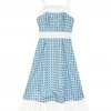 BURU White Label BURU X Hunter Blake Button Top Sundress - Blue Circle Print