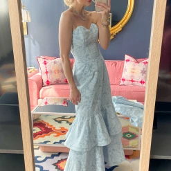 BURU Pink Label BURU X Hunter Blake Sweetheart Bustier - Blue Damask 25 BURU Pink Label BURU X Hunter Blake Sweetheart Bustier - Blue Damask