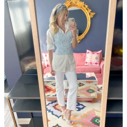 BURU Pink Label BURU X Hunter Blake Sweetheart Bustier - Blue Damask 34 BURU Pink Label BURU X Hunter Blake Sweetheart Bustier - Blue Damask