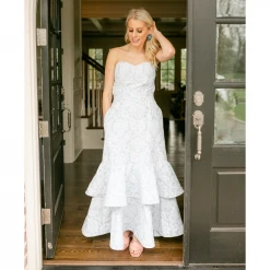 BURU Pink Label BURU X Hunter Blake - Trumpet Teagan - Blue Damask