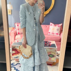 BURU Pink Label BURU X Hunter Blake - Trumpet Teagan - Blue Damask