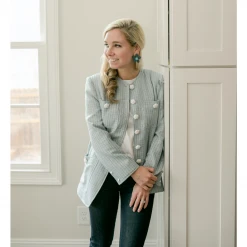 BURU Pink Label Clothing BURU X Hunter Blake Walking Blazer - Blue Tweed