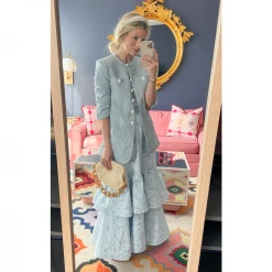 BURU Pink Label Clothing BURU X Hunter Blake Walking Blazer - Blue Tweed