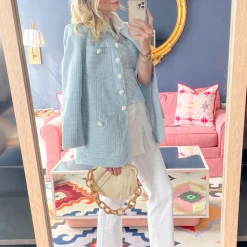 BURU Pink Label Clothing BURU X Hunter Blake Walking Blazer - Blue Tweed