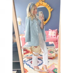 BURU Pink Label Clothing BURU X Hunter Blake Walking Blazer - Blue Tweed