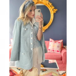 BURU Pink Label Clothing BURU X Hunter Blake Walking Blazer - Blue Tweed