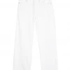 BURU White Label Classic Straight Leg Jeans - White
