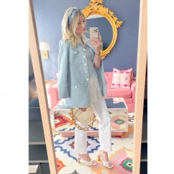 BURU White Label Classic Straight Leg Jeans - White