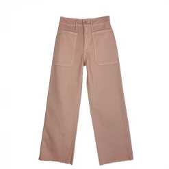 BURU White Label High Rise Sailor Jeans - Terracota Clothing