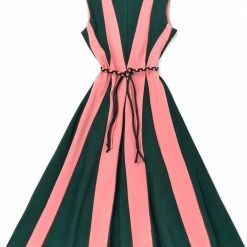BURU White Label Dresses Jester Dress - Pink & Green