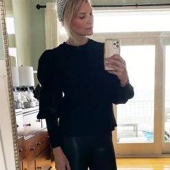 BURU White Label Tops Long Sleeve Sivas Statement Tee - Black