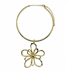 Buru Accessories Le Daisy Pendant Necklace - Gold