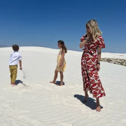 BURU Pink Label The Donna Day Gown - Red Crane 16 BURU Pink Label The Donna Day Gown - Red Crane